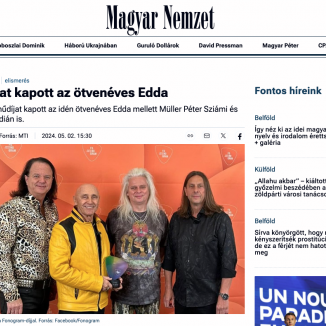 A Magyar Nemzet, a Telex és a Port.hu is beszámolt az idei Fonogram-életműdíjasokról