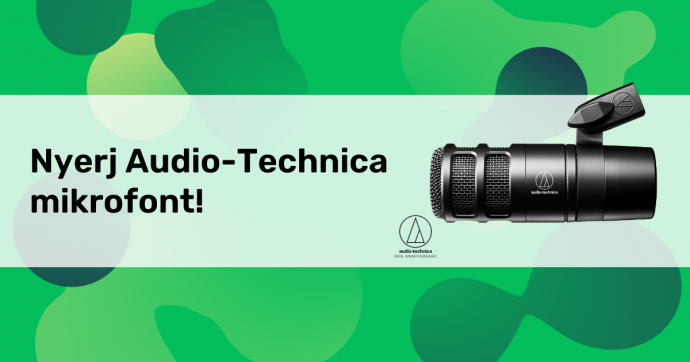 Nyerj egy Audio-Technica mikrofont a Fonogram - Magyar Zenei Díj játékán!